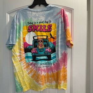 Today is a good day to smile Jeep golden doodle dog t-shirt simply southern xl